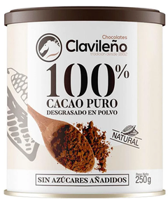 Clavileno Какао-порошок 100% без цукру безглютеновий 250 г