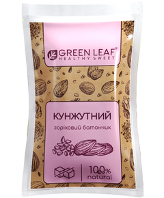 Green Leaf Батончик горіховий без цукру Кунжутний 40 г