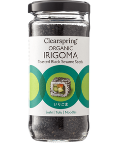 Приправа Іригома з чорного смаженого кунжуту органічна Clearspring 100 г