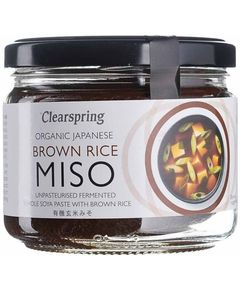 Паста Місо з бурим рисом непастеризована органічна Clearspring 300 г