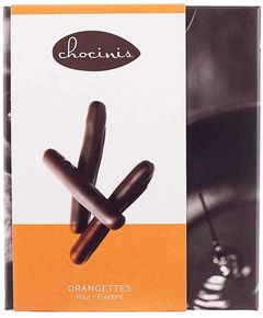Chocinis Цукерки Скоринки Апельсину в чорному шоколаді 200 г
