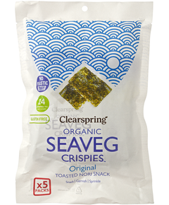 Чипси з водоростей Норі Original органічні Clearspring упаковка 5шт*4 г