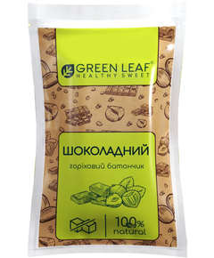 Green Leaf Батончик горіховий без цукру Шоколадний 40 г