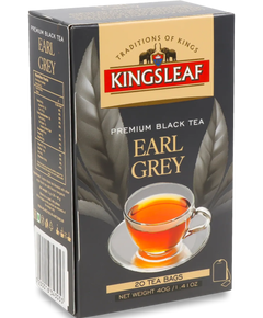 Чай чорний Ерл Грей Kingsleaf пакетований 40 г