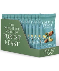 Суміш горіхів підсмажених в морській солі з сидровим оцтом Forest Feast бокс 12шт*40 г