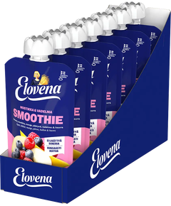 Смузі Чорниця-Малина Elovena упаковка 7шт*120 мл