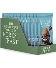 Мигдаль солоний в темному шоколаді Forest Feast бокс 12шт*40 г