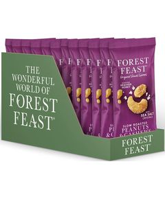 Суміш горіхів підсмажених в морській солі з вересковим медом Forest Feast бокс 12шт*40 г