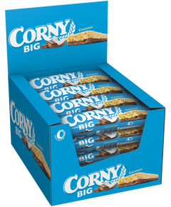 Батончик злаковий Кокос-Молочний Шоколад Corny бокс 24шт*50 г