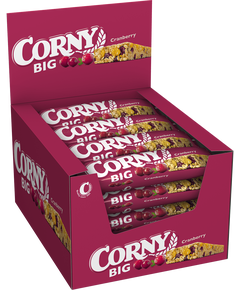 Батончик злаковий Журавлина Corny бокс 24шт*50 г