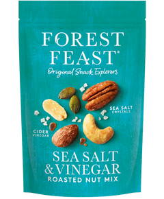 Суміш горіхів підсмажених в морській солі з сидровим оцтом Forest Feast 120 г