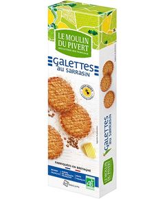 Печиво вершкове Галети Гречані органічне Le Moulin du Pivert 100 г