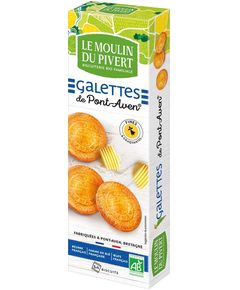 Печиво вершкове Галети Де Пон-Авен органічне Le Moulin du Pivert 100 г