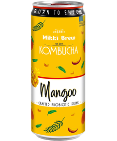 Комбуча Манго Mikki Brew ж/б упаковка 12шт*330 мл