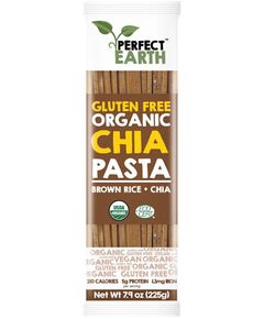 Локшина з бурого рису з насінням Чіа безглютенова органічна Perfect Earth 225 г