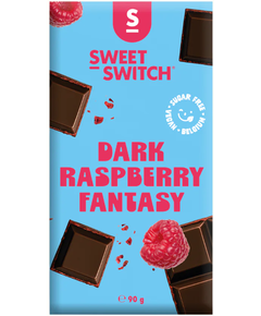 Шоколад без цукру темний з малиною Sweet Switch 90 г