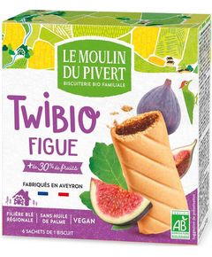 Печиво з начинкою Інжир органічне Le Moulin du Pivert 150 г