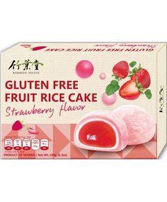 Моті рисовий десерт з начинкою Полуниця безглютеновий Bamboo House 180 г