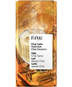 Шоколад молочний Чай Лате органічний Vivani 80 г