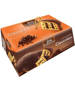 Великодня Коломба з шоколадним кремом, шоколадними дропсами та глазур'ю Battistero 750 г