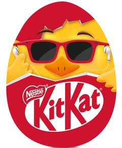 Шоколадна фігура з молочного шоколаду з хрумкими кріспами Яйце KitKat 40 г