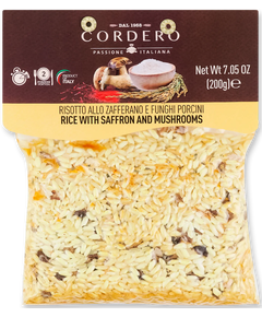 Ризото з білими грибами та шафраном Cordero 200 г