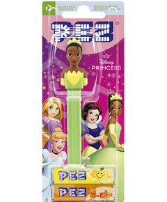 Pez Disney Princesses Іграшка-диспенсер Принцеса та Жаба Тіана + Фруктові цукерки 2шт*8,5 г