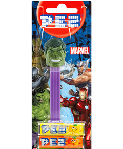 Pez Marvel Іграшка-диспенсер Hulk + Фруктові цукерки 2шт*8,5 г