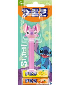 Pez Stitch Іграшка-диспенсер Angel + Фруктові цукерки 2шт*8,5 г