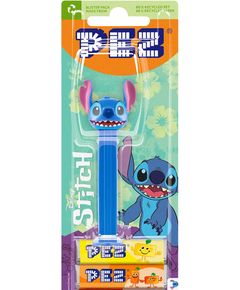 Pez Stitch Іграшка-диспенсер Стіч + Фруктові цукерки 2шт*8,5 г