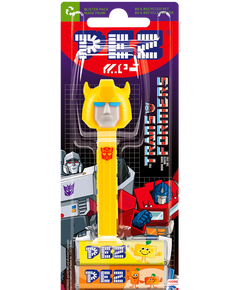 Pez Transformers Іграшка-диспенсер Bumblebee + Фруктові цукерки 2шт*8,5 г