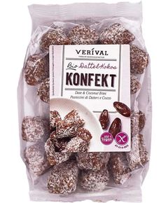 Цукерки без цукру натуральні Фінік-Кокос органічні Verival 200 г