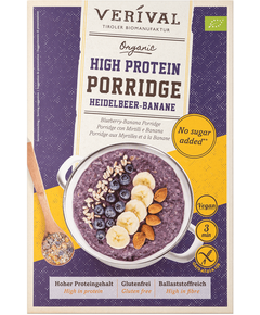 Каша вівсяна Протеїнова з чорницею та бананом Verival 350 г