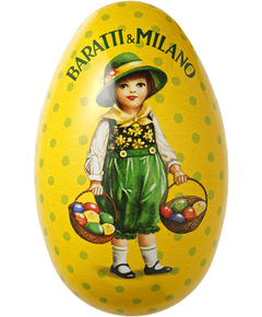 Цукерки шоколадні асорті Baratti & Milano в металевому яйці 80 г