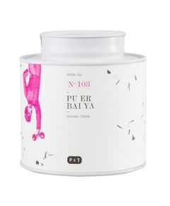 P & T Чай білий Pu Er Bai Ya №103 із провінції Юньнань листовий органічний 40 г