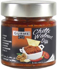 Gurme212 Соус-діп з перцем Чилі, томатами та волоськими горіхами 255 г