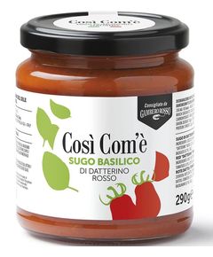 Cosi' Com'e' Соус томатний з червоних томатів Даттеріно з Базиліком 290 г
