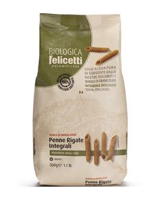 Паста Пенне Рігета цільнозернова органічна Felicetti 500 г