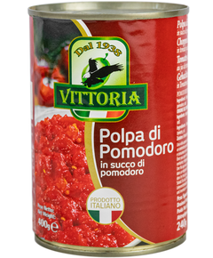 Vittoria Томати Польпа подрібнені у власному соці 400 г