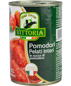 Vittoria Томати Пелаті цілі очищені у власному соці 400 г