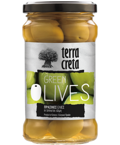 Terra Creta Оливки зелені з кісточкою 315 мл