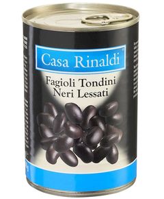 Casa Rinaldi Квасоля чорна Тондіні 400 г