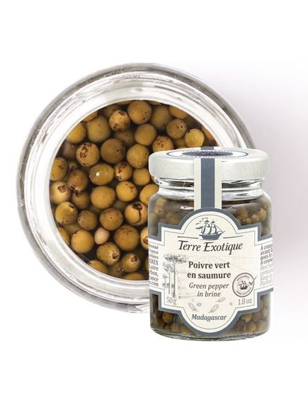Перець зелений в розсолі з Мадагаскару Terre Exotique 50 г, зображення 2
