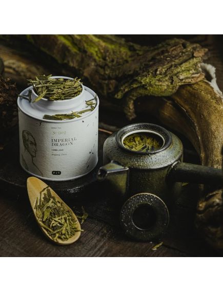 P & T Чай зелений Imperial Dragon №302 із провінції Чжецзян листовий органічний 100 г, зображення 2