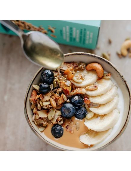 Turtle Гранола Горіхи-Насіння безглютенова органічна 350 г, зображення 2