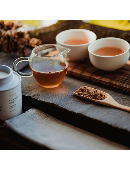 P & T Чай чорний Yunnan Gold №510 листовий органічний 40 г, зображення 2