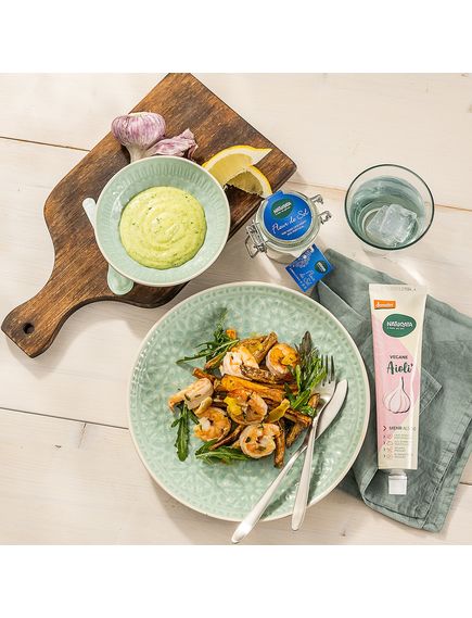 Naturata Соус Айолі веганський органічний біодинамічний в тубі 190 мл, зображення 3