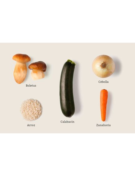 Ризото з білими грибами безглютенове веганське Trevijano 280 г, зображення 3