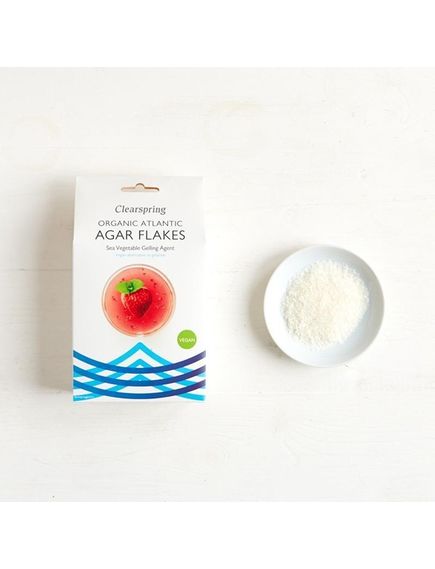 Агар загущувач з морських водоростей органічний Clearspring 30 г, зображення 3