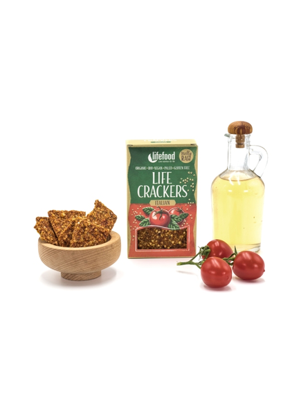 Lifefood Крекери Італійські веганські безглютенові органічні 90 г, зображення 2